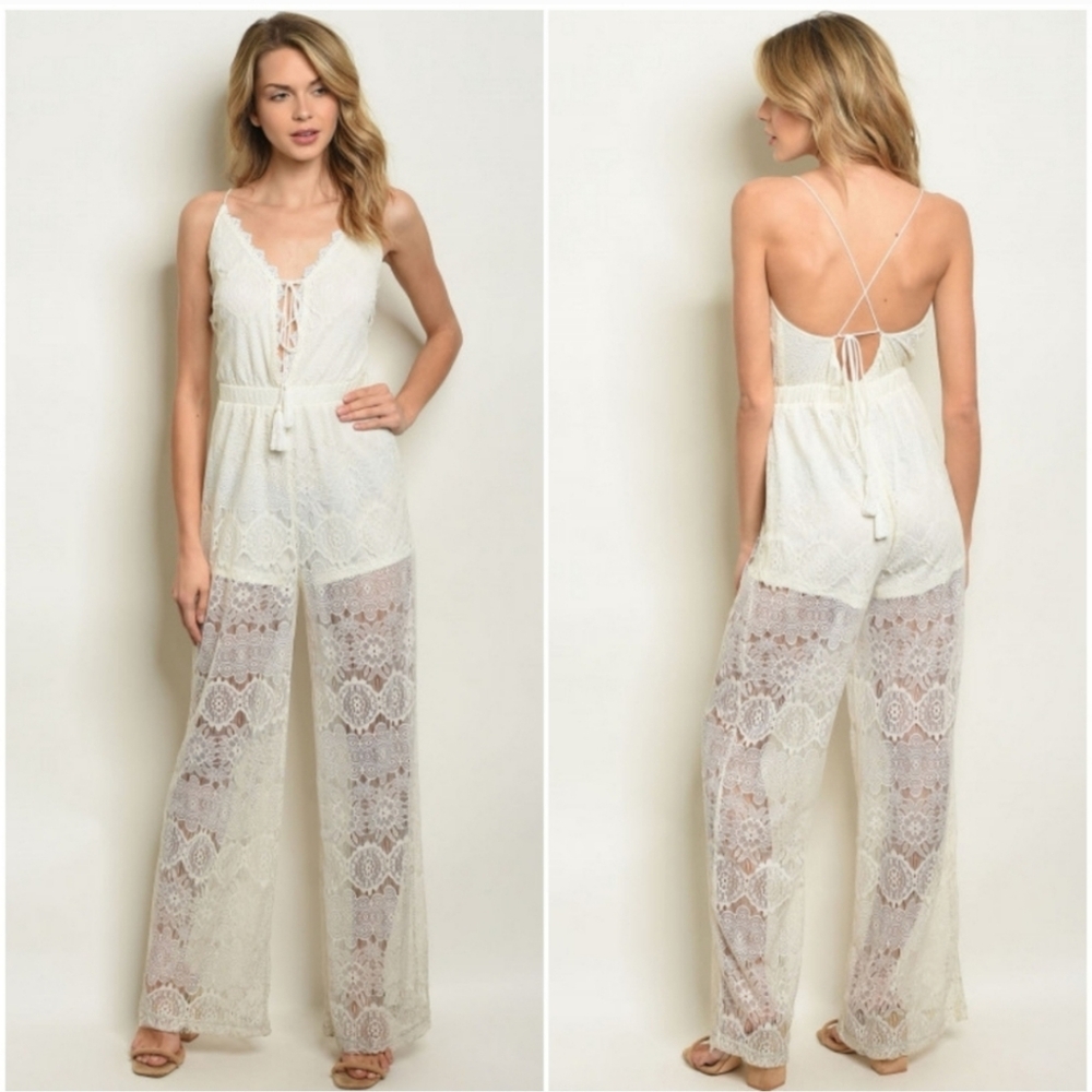 Ivory jumpsuit